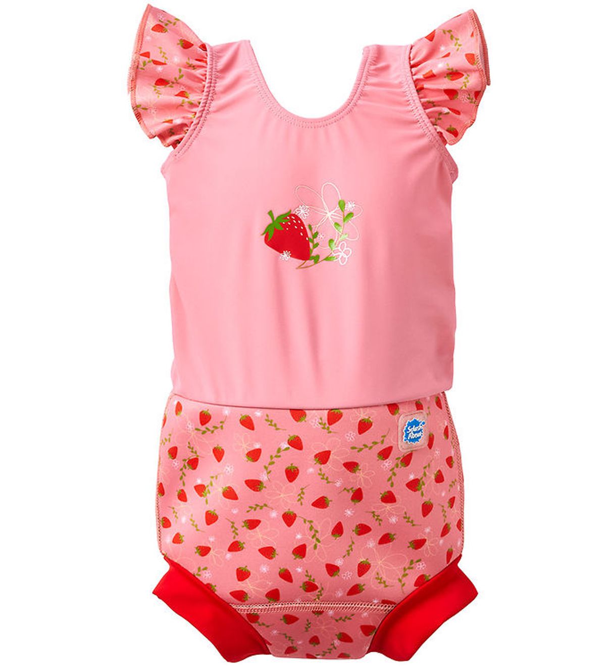 Splash About Blebadedragt - Happy Nappy Costume - Strawberry Fie