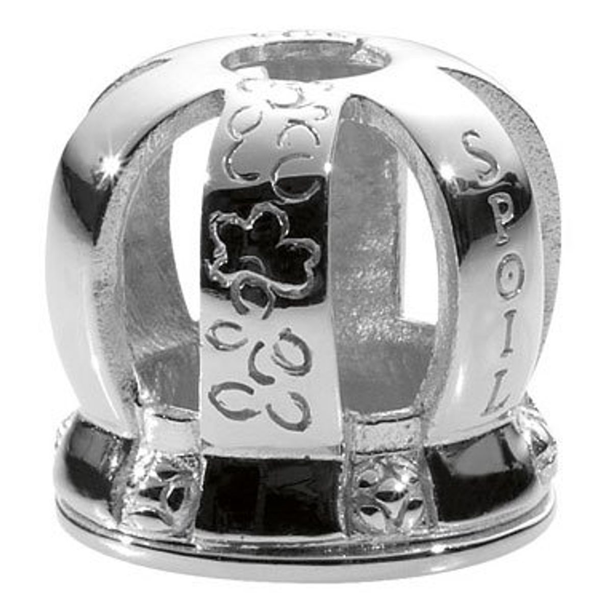 SPOIL Krone Sølv Charm