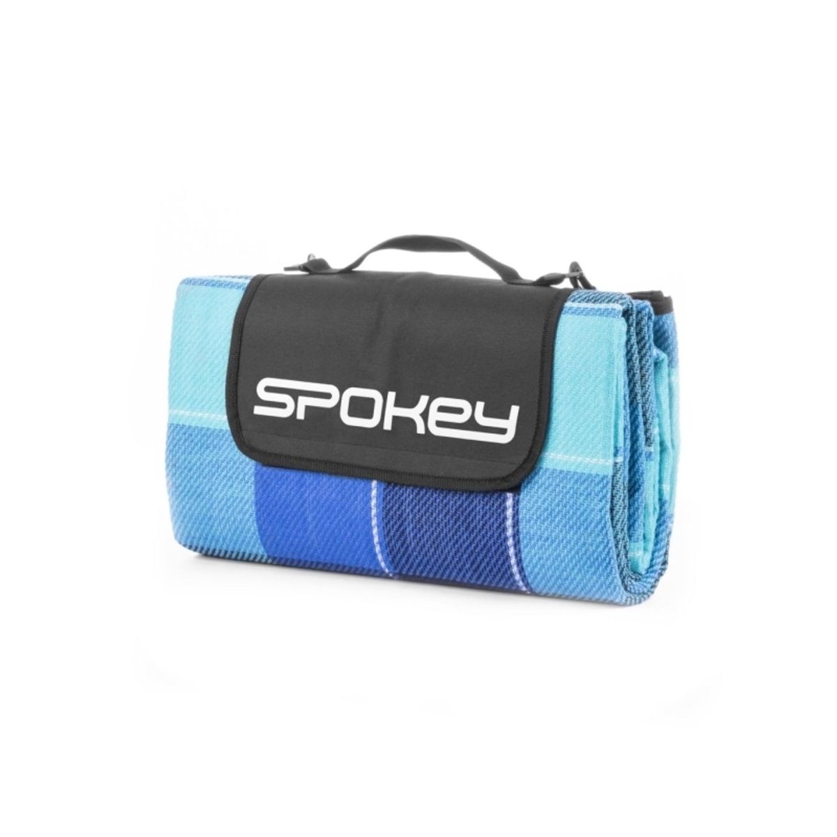 Spokey Picnic Flannel Tæppe 150 X 180 Cm Blå (839636)