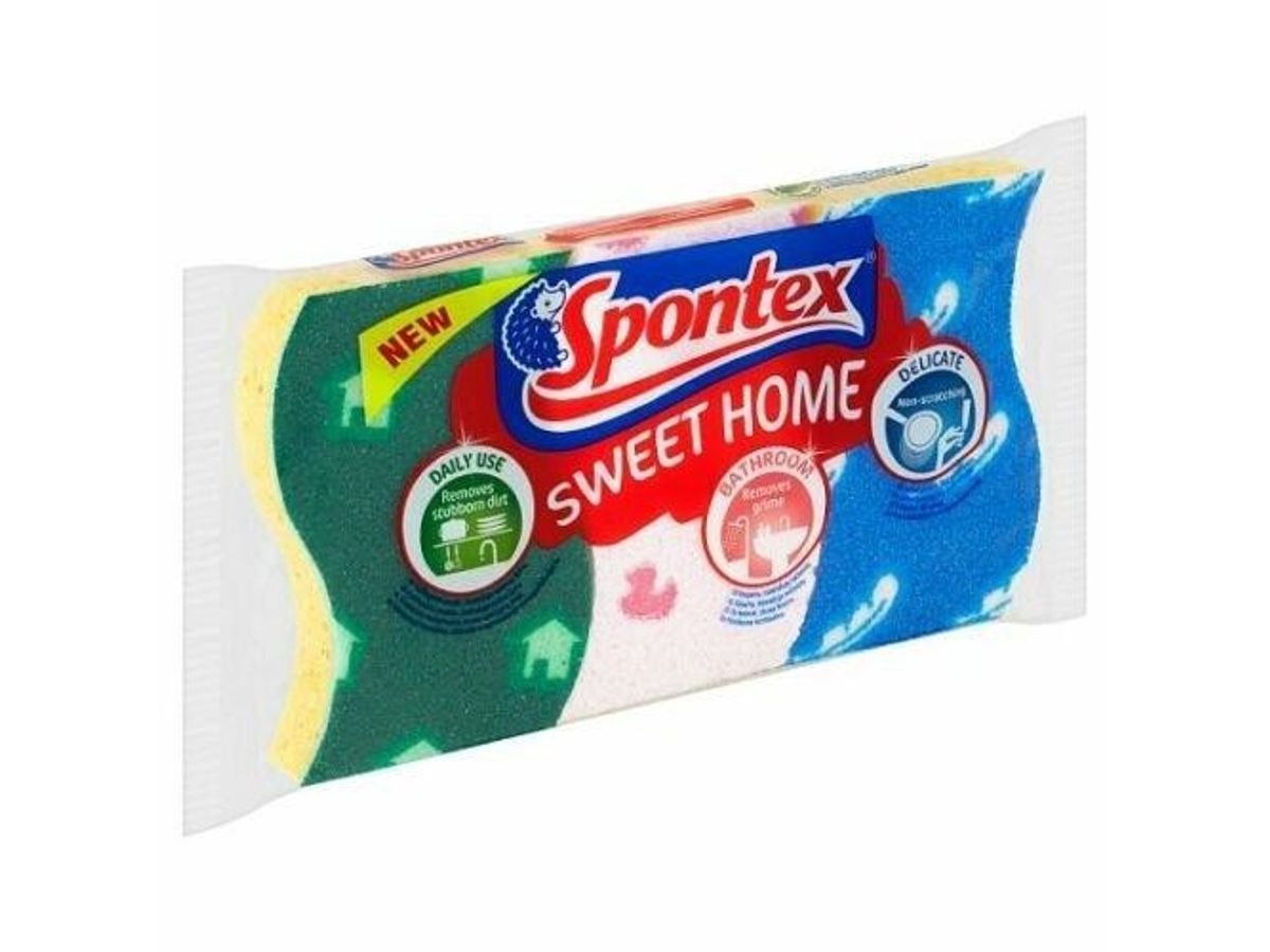 Spontex Zmywak Celuloza Sødt Hjem 3Szt