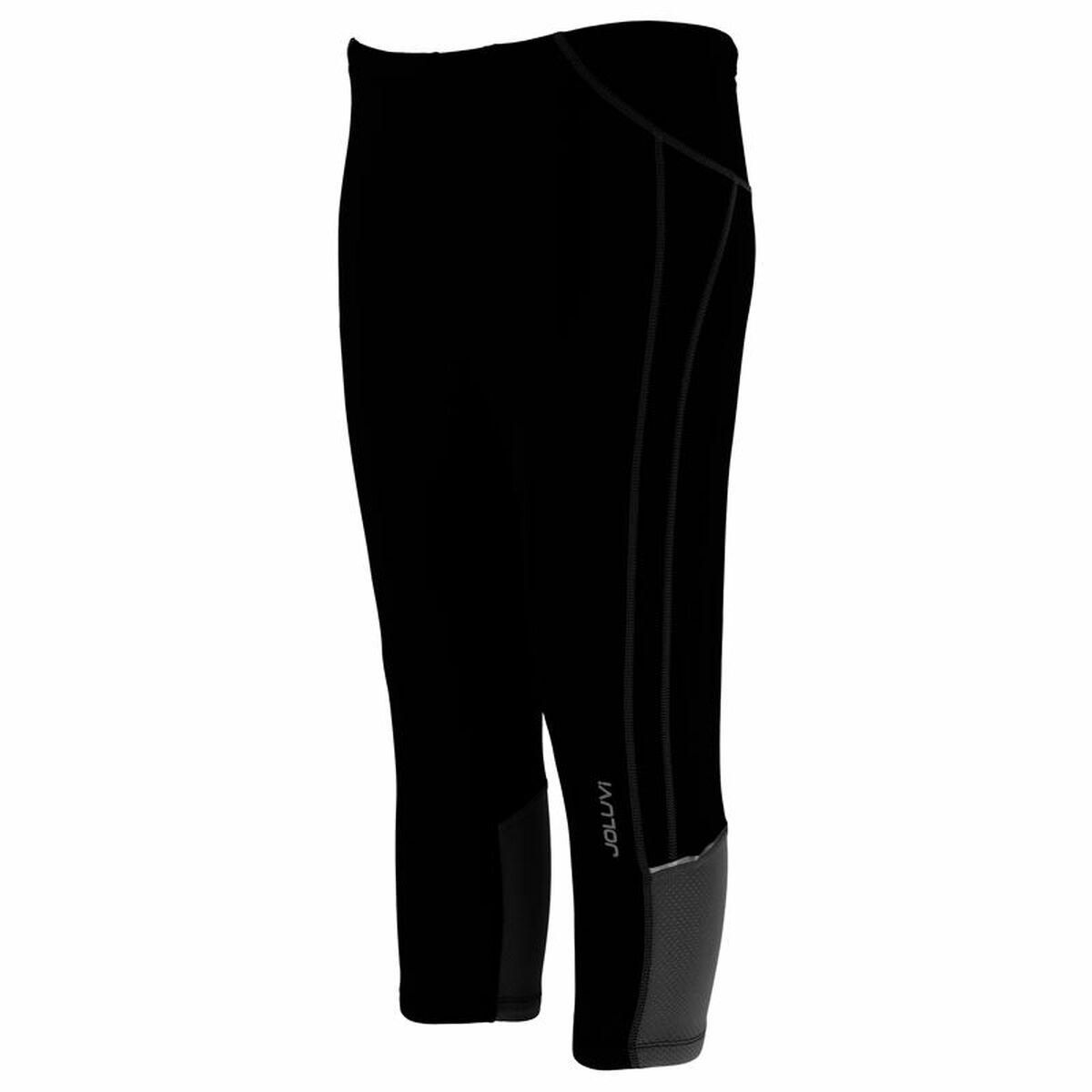 Sport leggings til kvinder Joluvi Fit-Lyc Pirate Sort L/XL