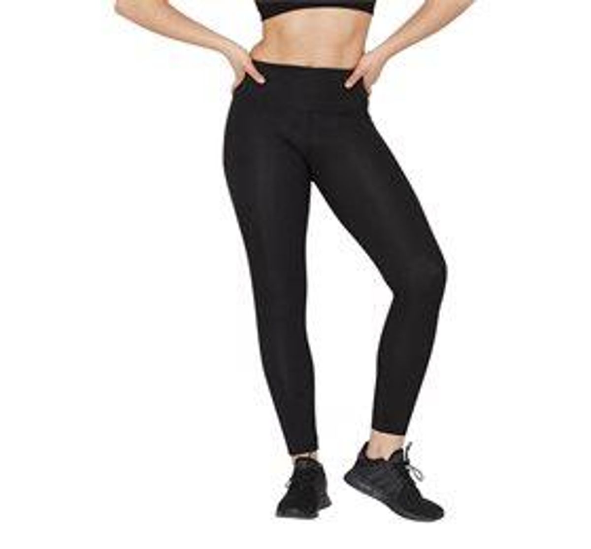 Sports Tights dame sort Black str. M