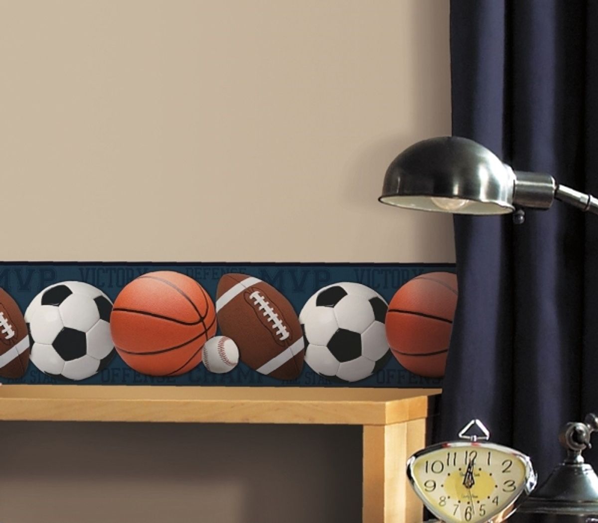 Sportsbolde Border Wallsticker 22,86 X 457.2 Cm