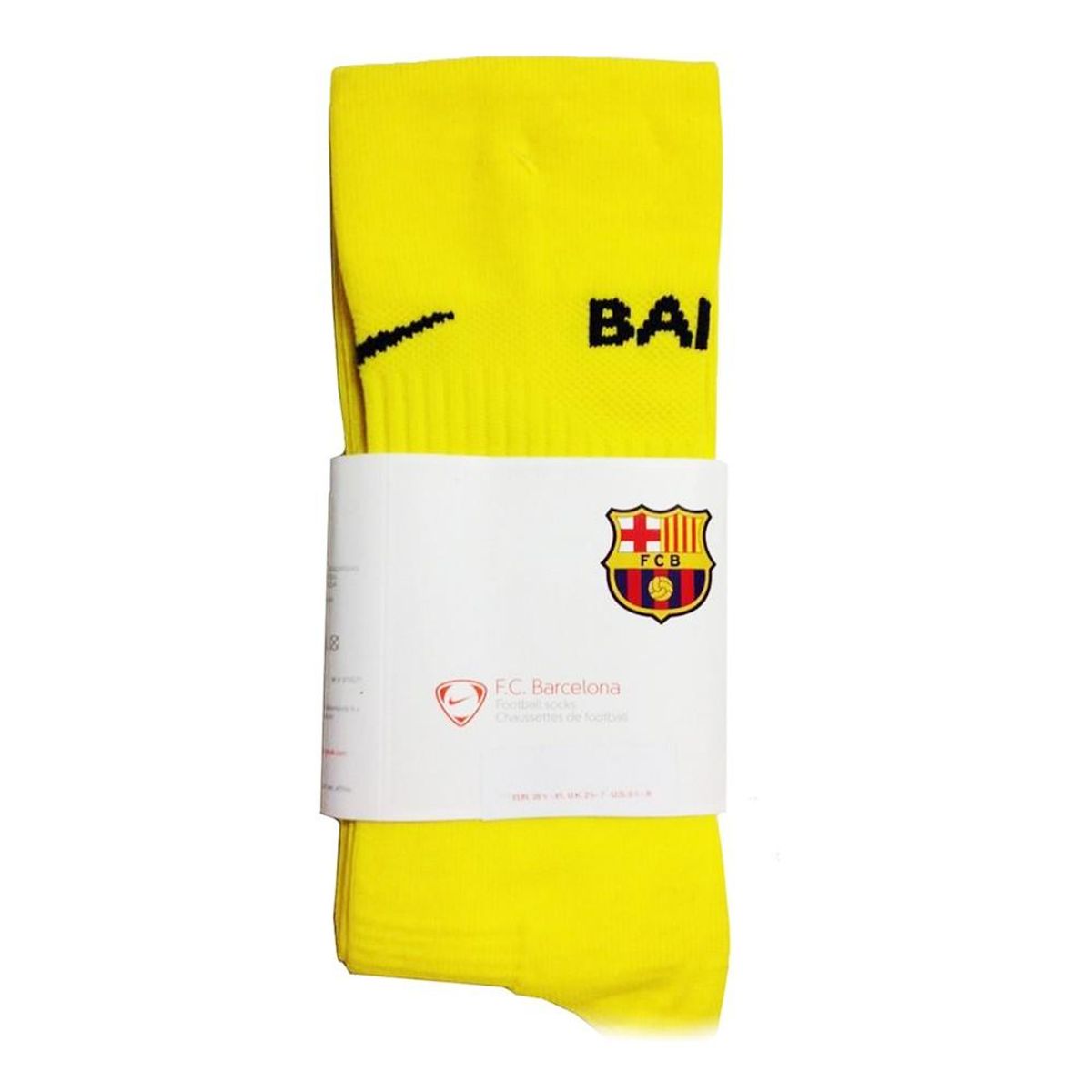 Sportsstrømper Nike FCB Home Away Gul L