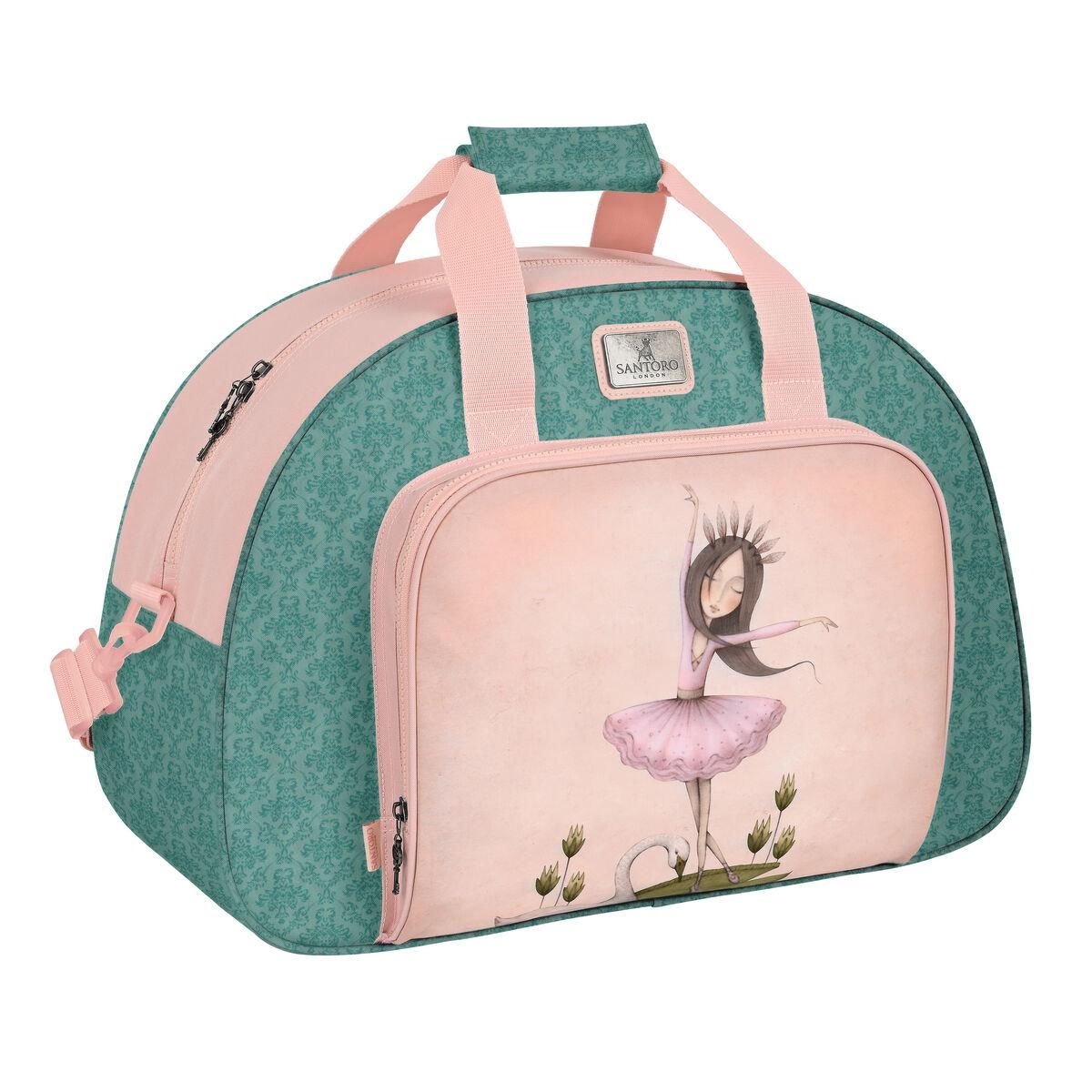 Sportstaske Santoro Swan lake Grå Pink 48 x 33 x 21 cm