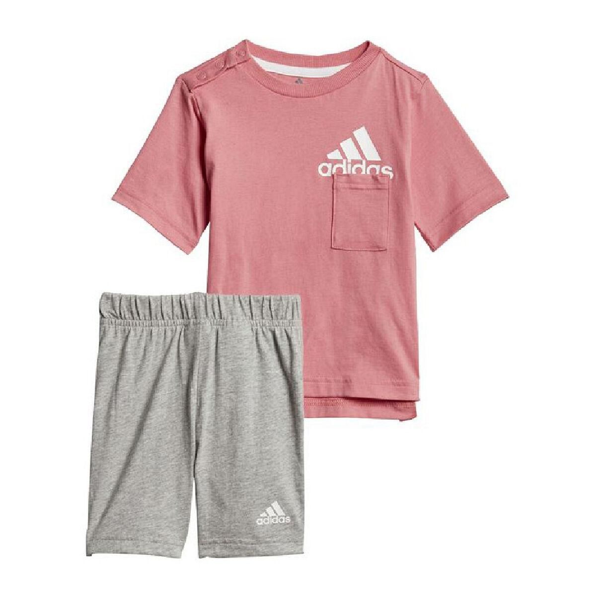 Sportstøj til Børn Adidas Badge of Sport Summer Koral 1-2 år