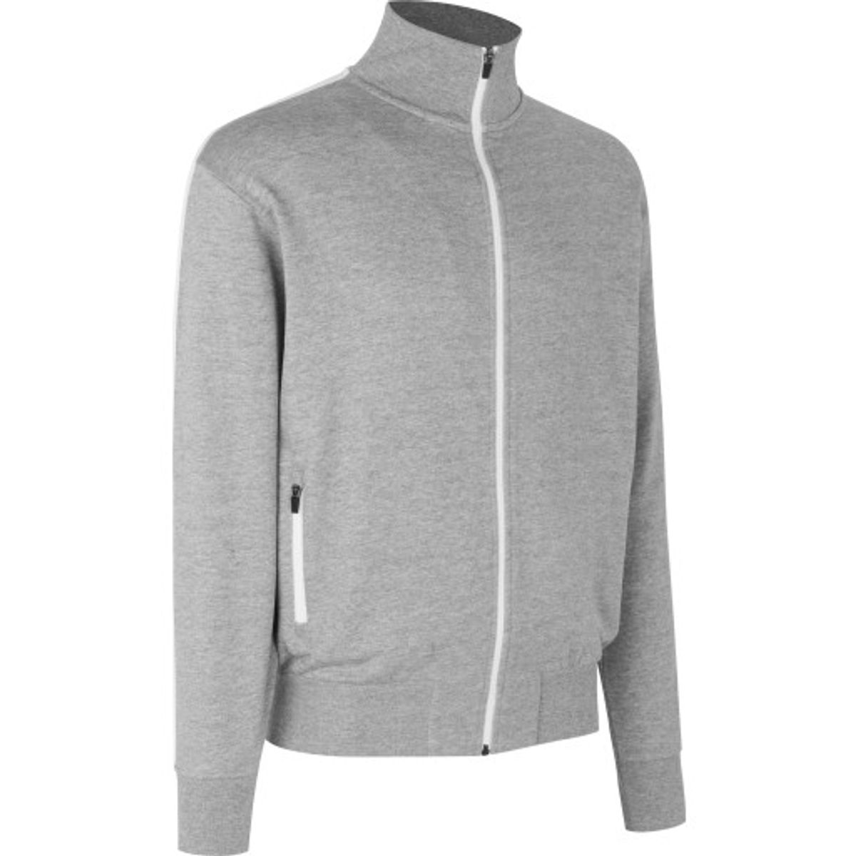 SPORTY CARDIGAN GRÅ.M 3XL