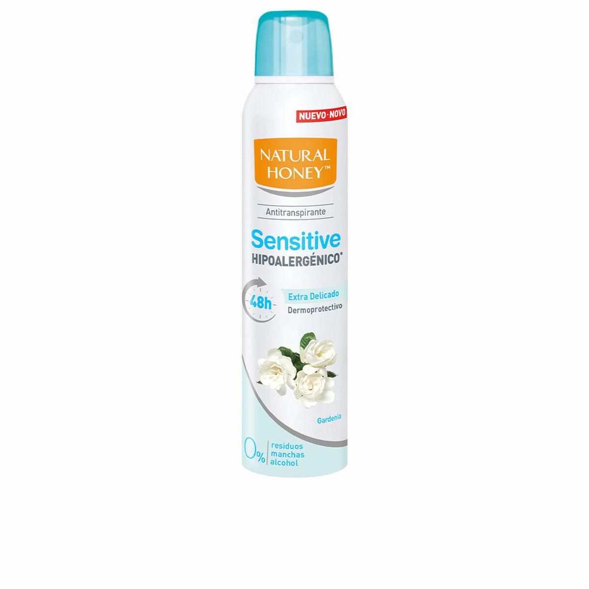 Spray Deodorant til Følsom Hud Natural Honey (200 ml)