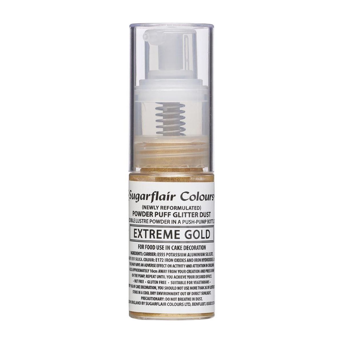 Spray glimmer Extreme Gold 10 g - Sugarflair