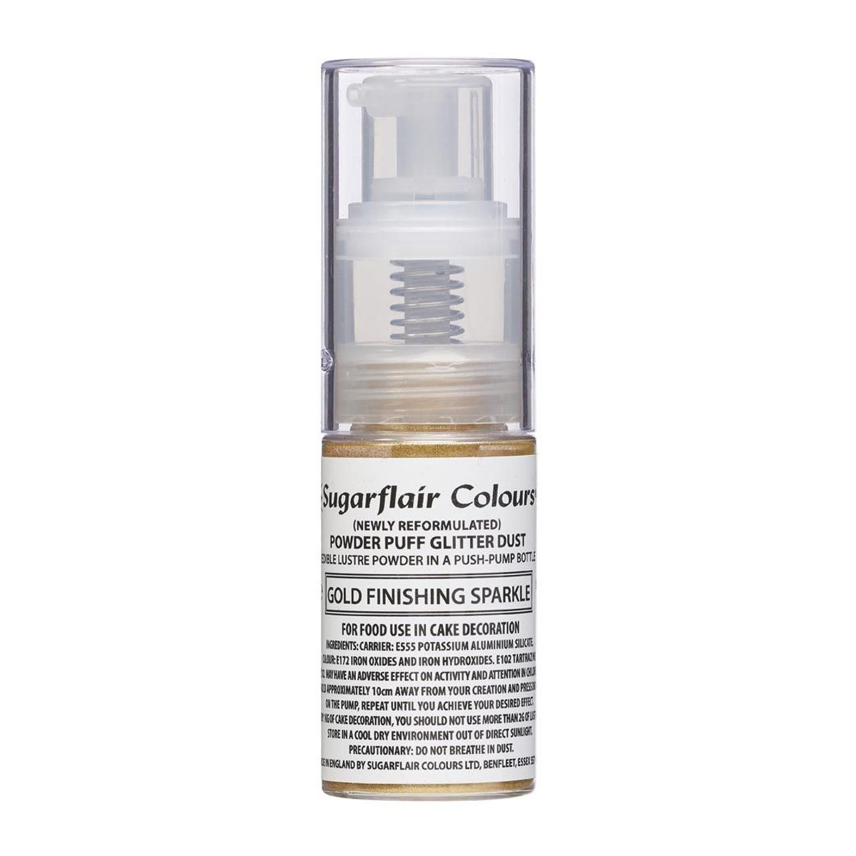 Spray glimmer Gold Finishing Sparkle 10 g - Sugarflair