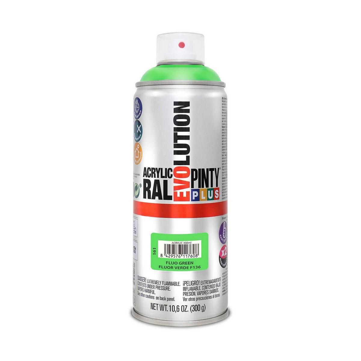 Spraymaling Pintyplus Evolution F136 400 ml Fluorescerende Grøn