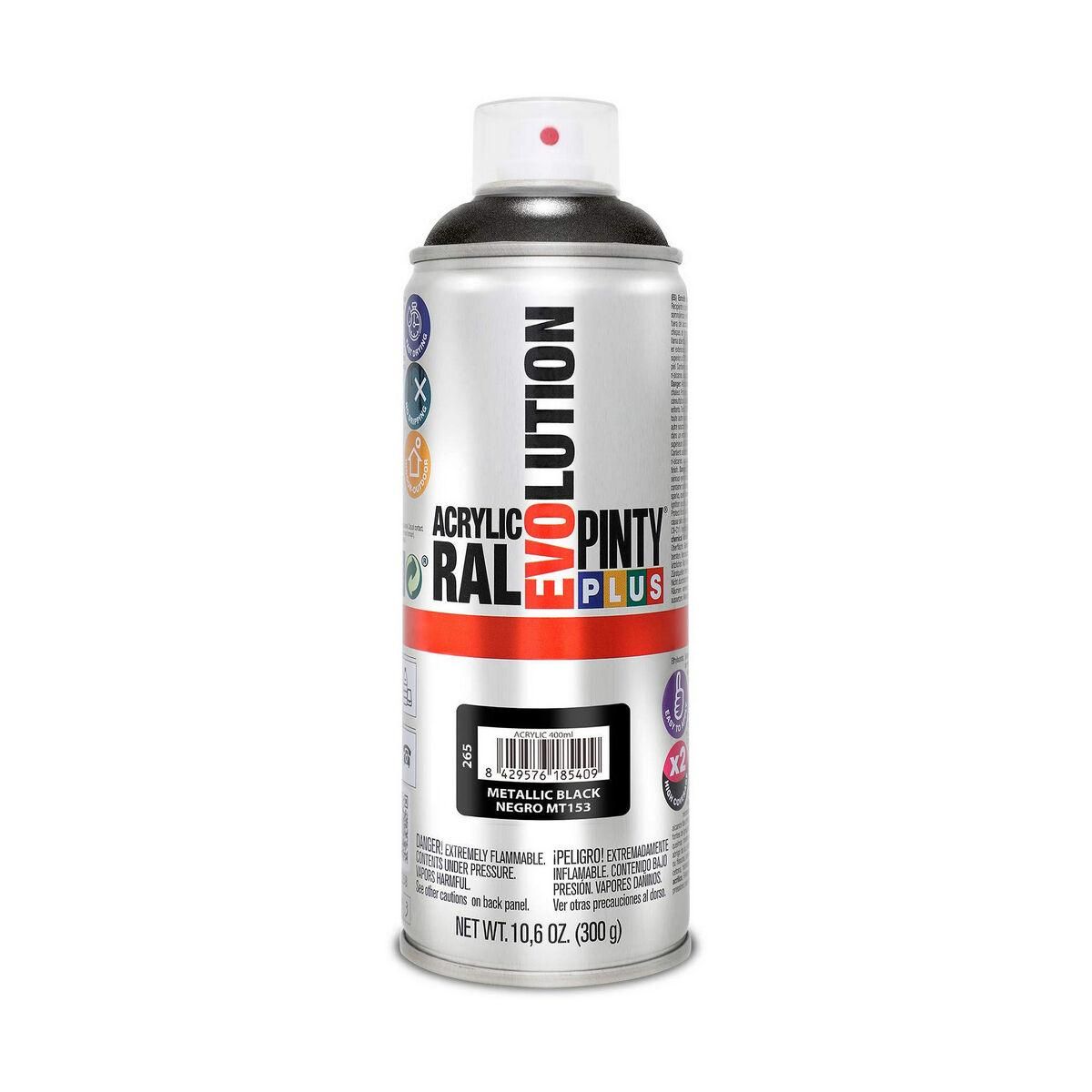 Spraymaling Pintyplus Evolution MT153 Metallic 400 ml Sort