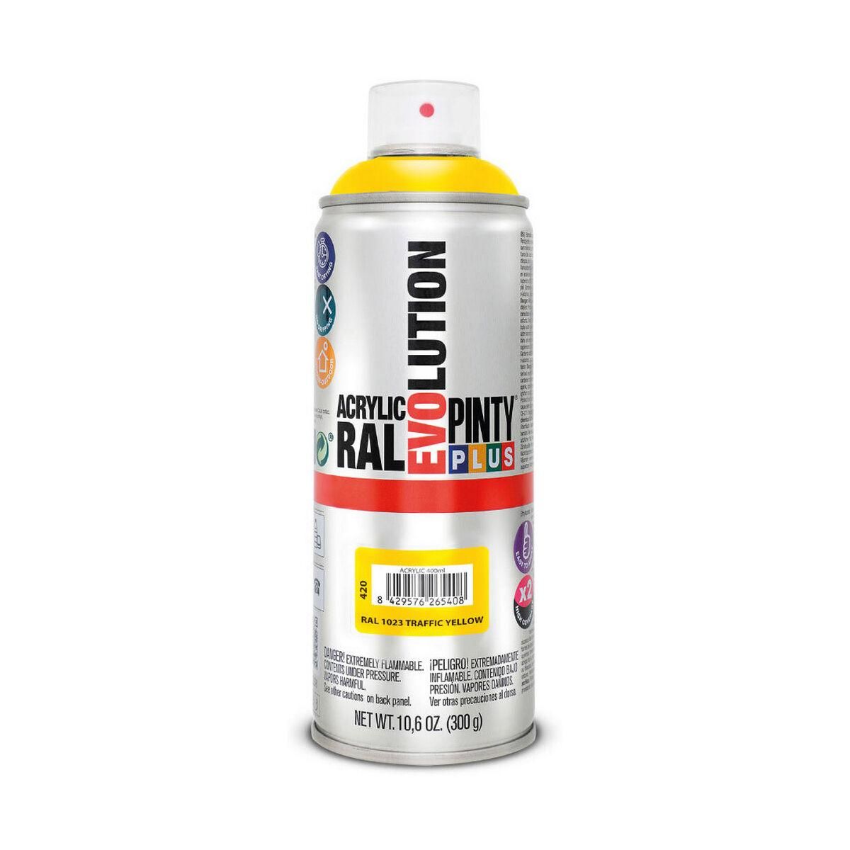 Spraymaling Pintyplus Evolution RAL 1023 300 ml Traffic Yellow