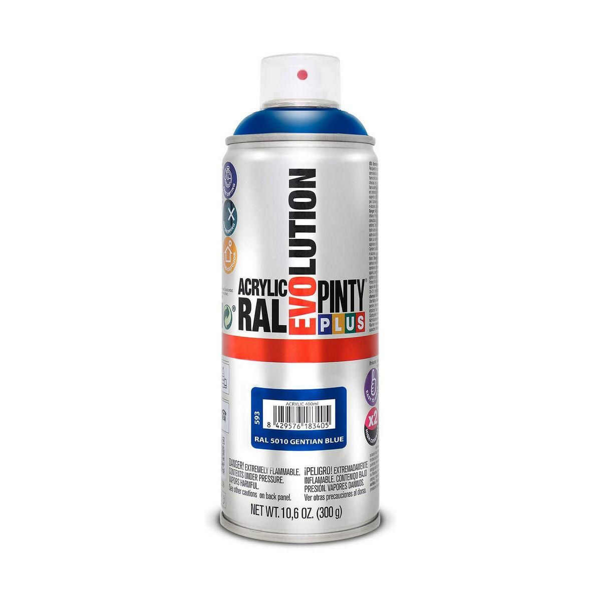 Spraymaling Pintyplus Evolution RAL 5010 400 ml Gentian Blue