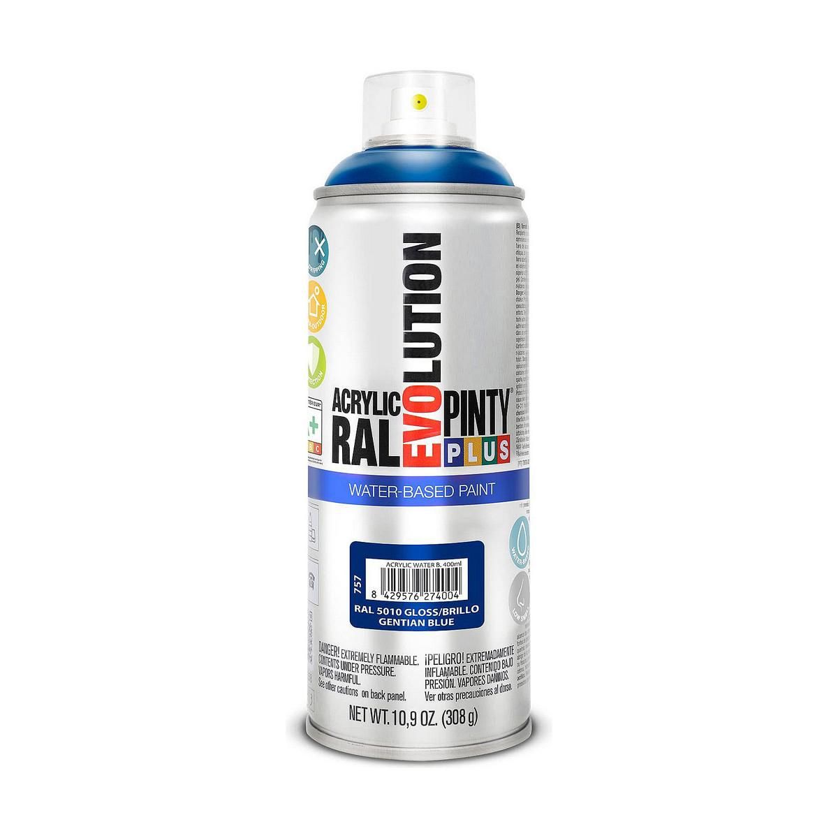 Spraymaling Pintyplus Evolution RAL 5010 Vandbaseret Gentian Blue 400 ml