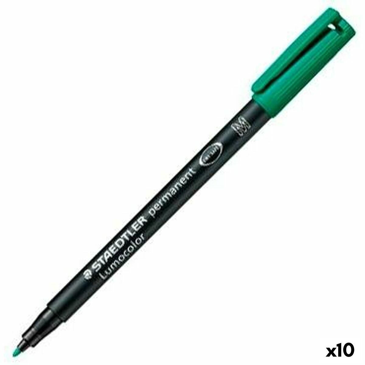 Sprittusch Staedtler Lumocolor 313-5 M Grøn (10 enheder)