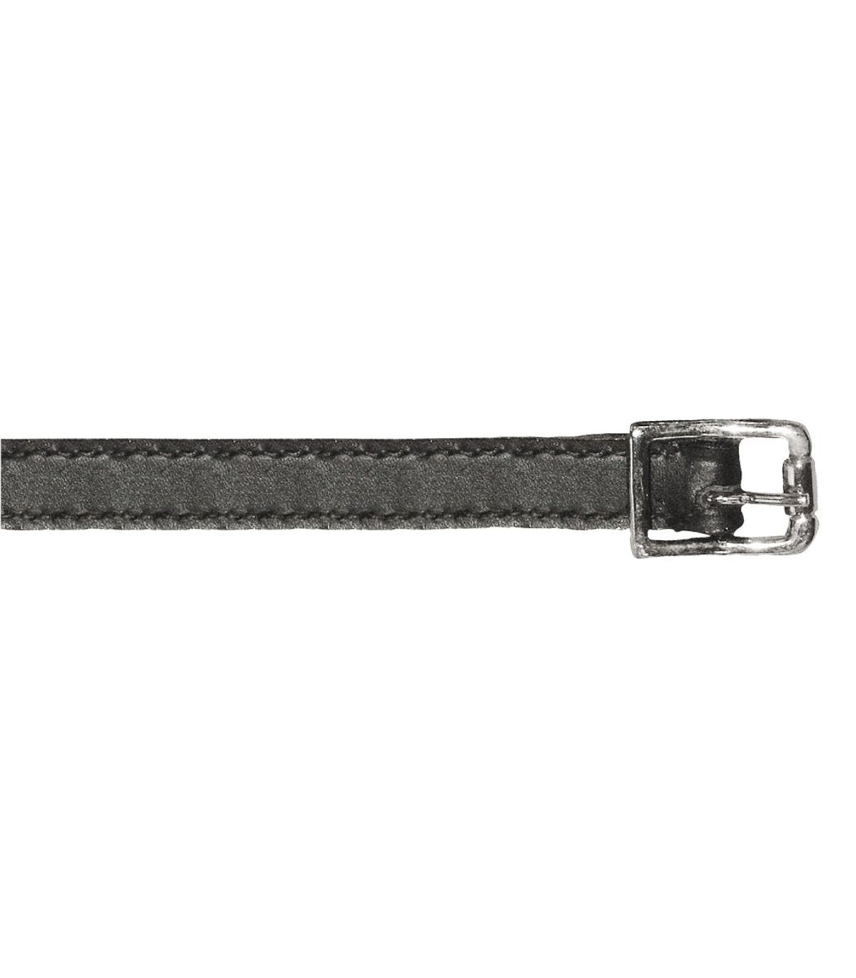 Spur-Straps Leather, black, ca. 46 cm