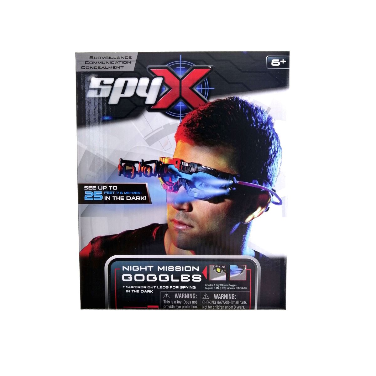 SpyX Night Mission Spion Briller - spion - Legekammeraten.dk