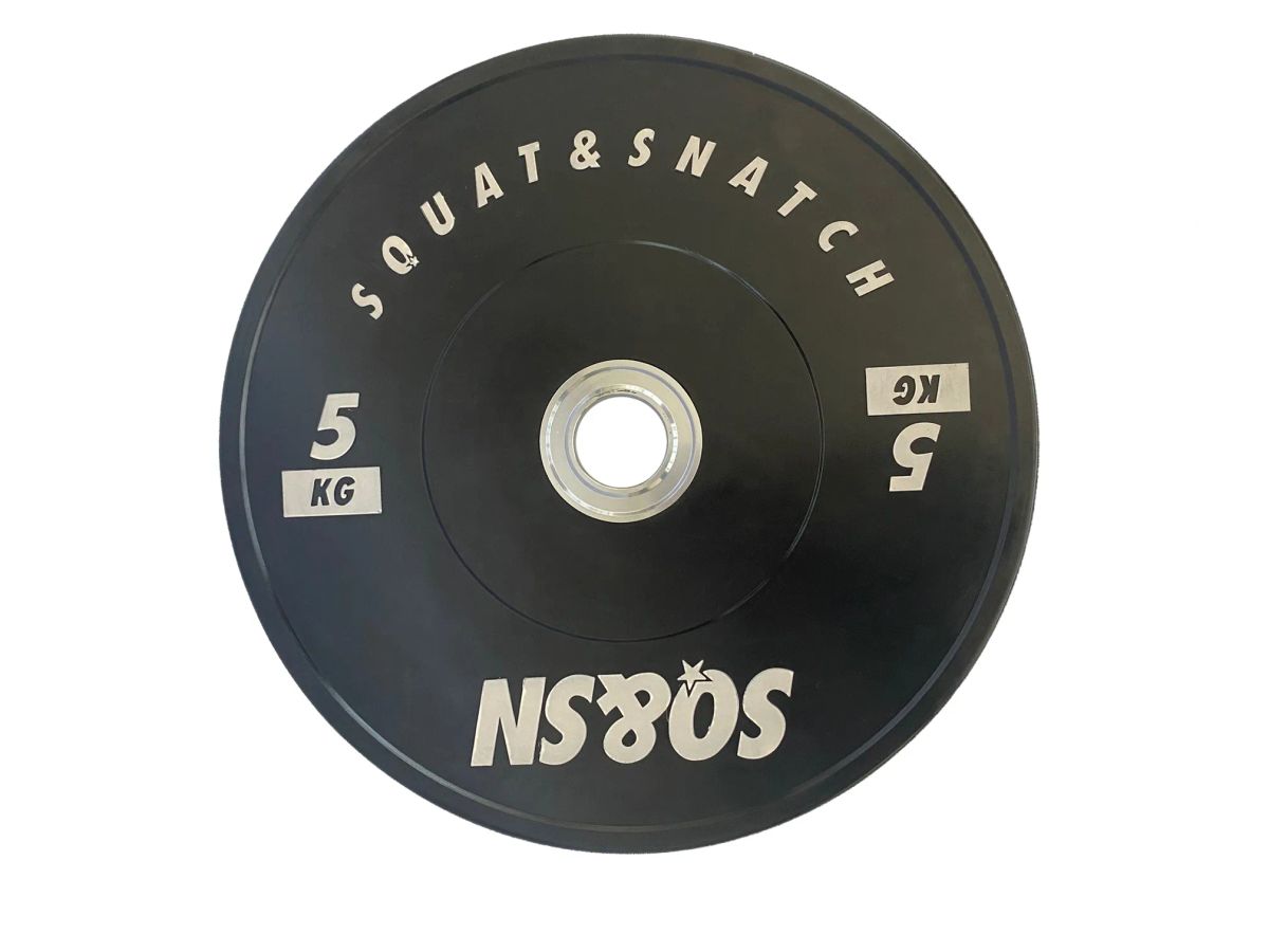 SQ&SN Competition Bumper Plate 5 kg Black