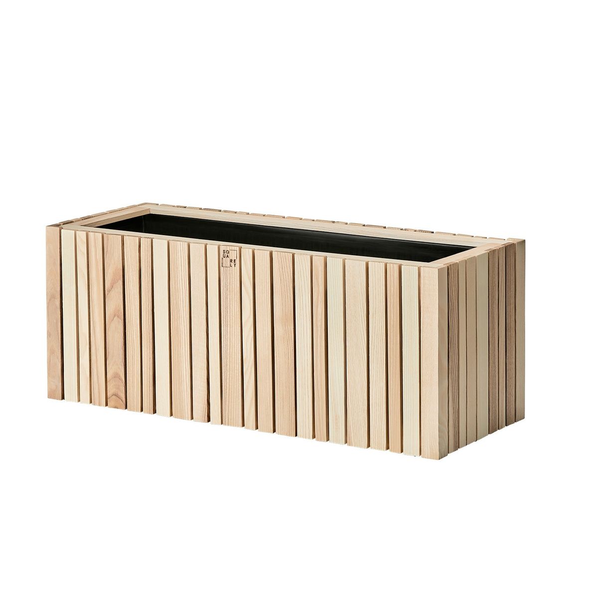 Squarely Copenhagen - GrowWIDE plantekasse 60x22 cm, 4 farver - Ask natur