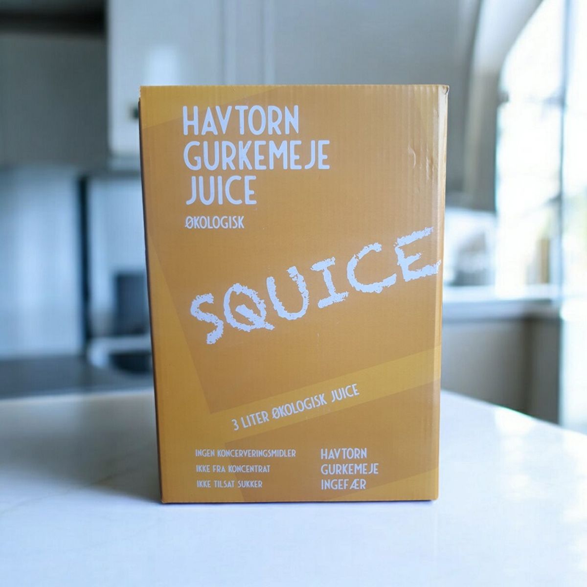 SQUICE - Økologisk Havtorn Gurkemeje juice - Koldpresset