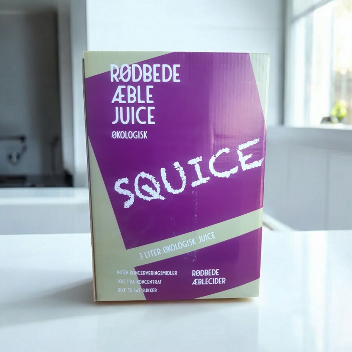 SQUICE - Økologisk Rødbede Æble juice - Koldpresset