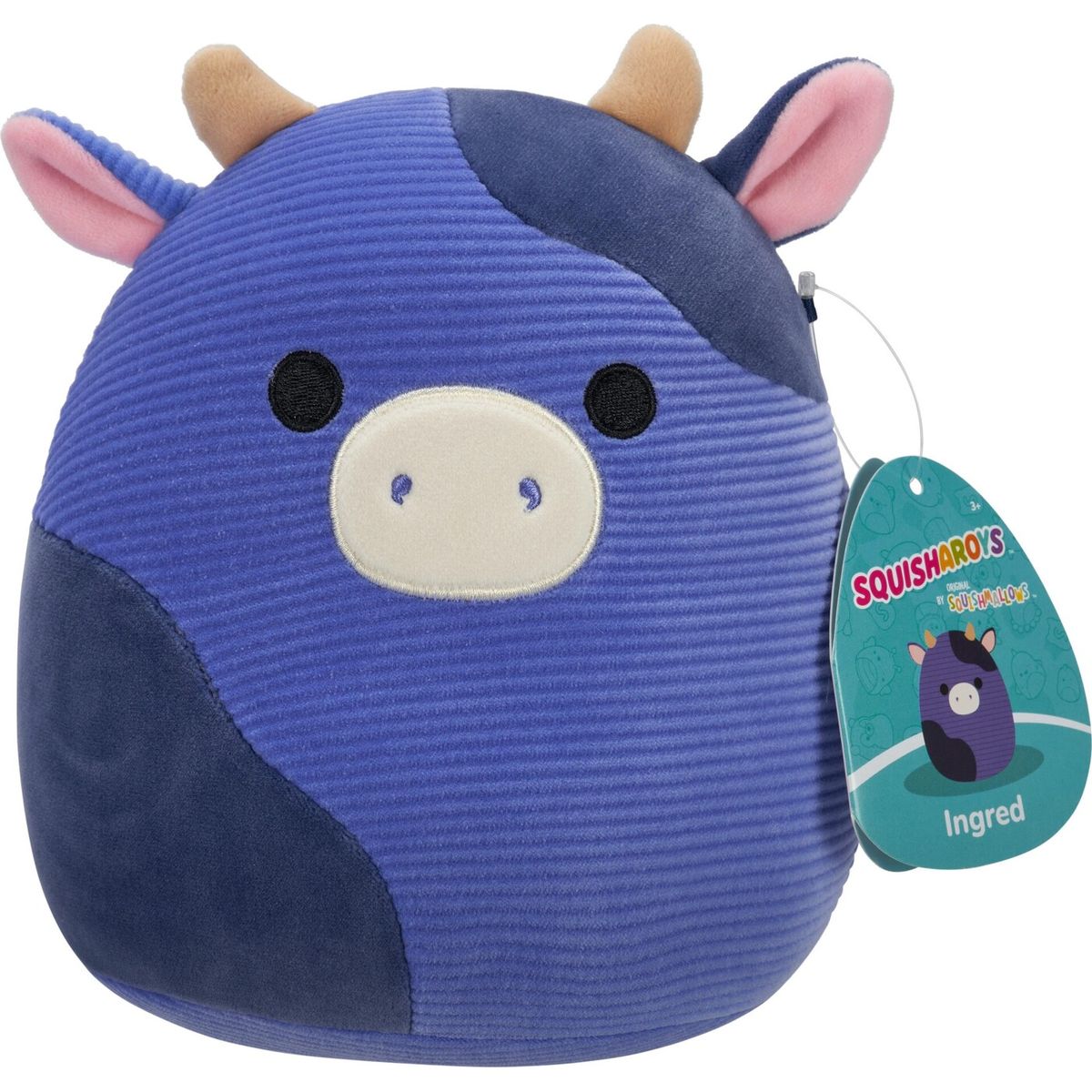 Squishmallows Bamse - Cow Ingred - Squisharoys - 19 Cm