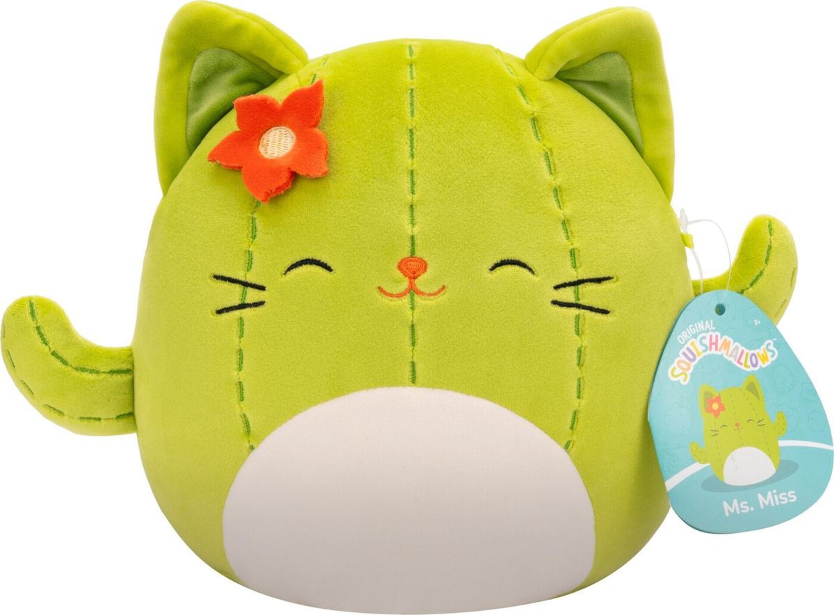 Squishmallows Bamse - Ms. Miss Kaktus Kat - 19 Cm