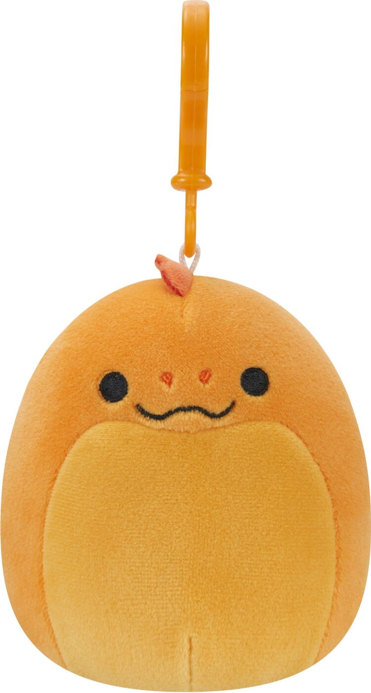 Squishmallows Bamse - Onel Orange ål - Med Klips - 9 Cm