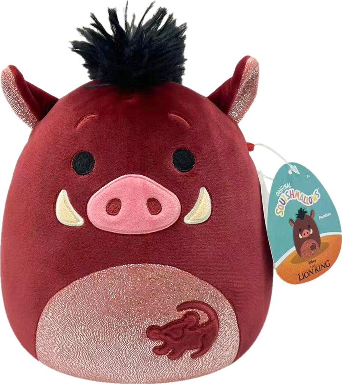 Squishmallows Bamse - Pumba - Disney - Løvernes Konge - 20 Cm