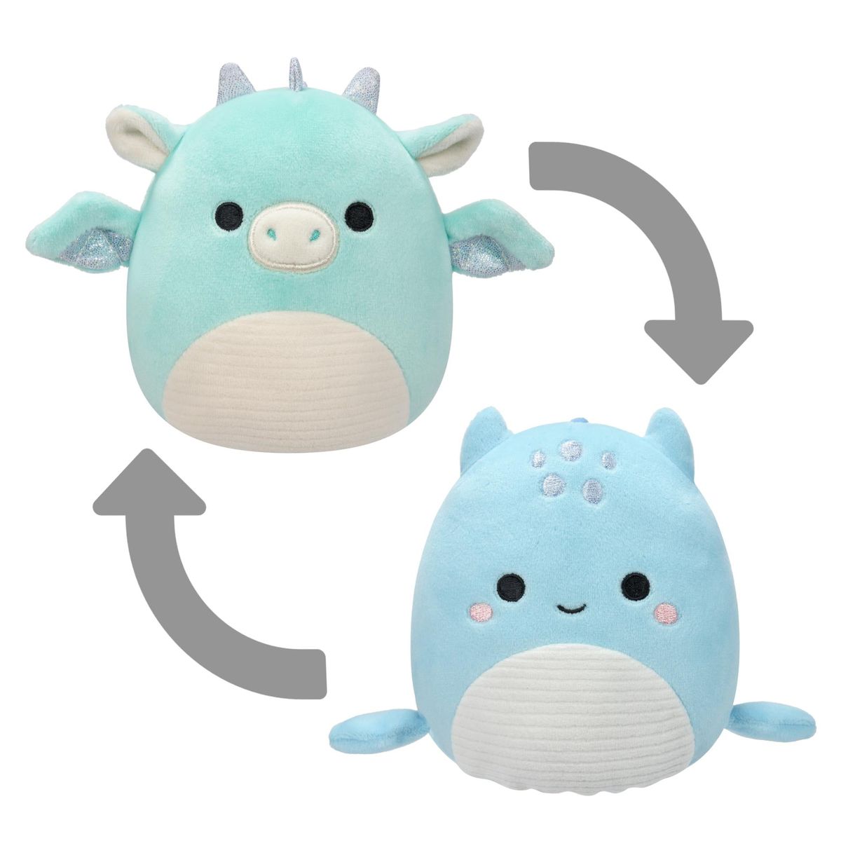 Squishmallows - Flip A Mallow Miles and Lune 13 cm