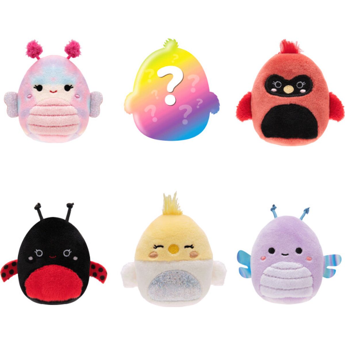 Squishville Bamser - Up In The Clouds Squad - Squishmallows - 6 Stk