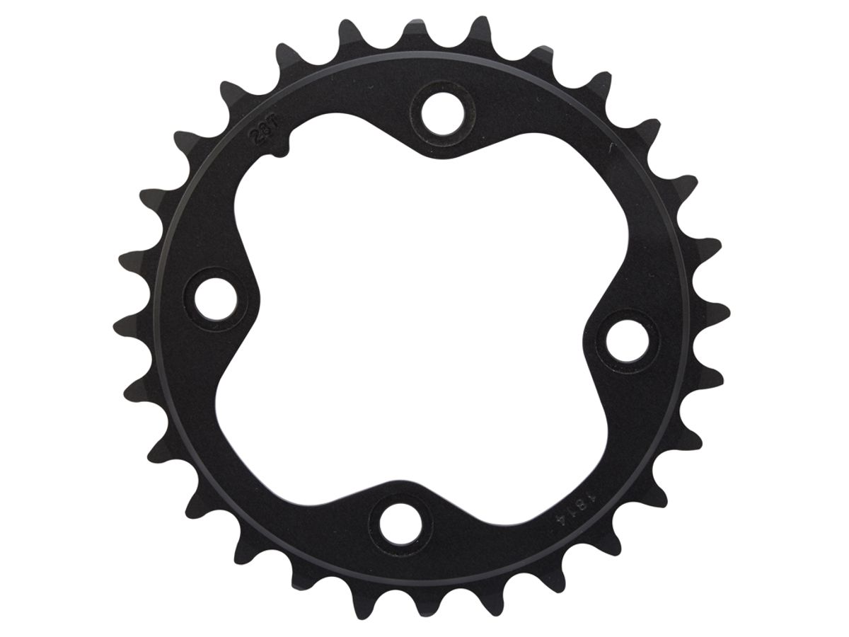 Sram 28T klinge Ø80 4 huller sort