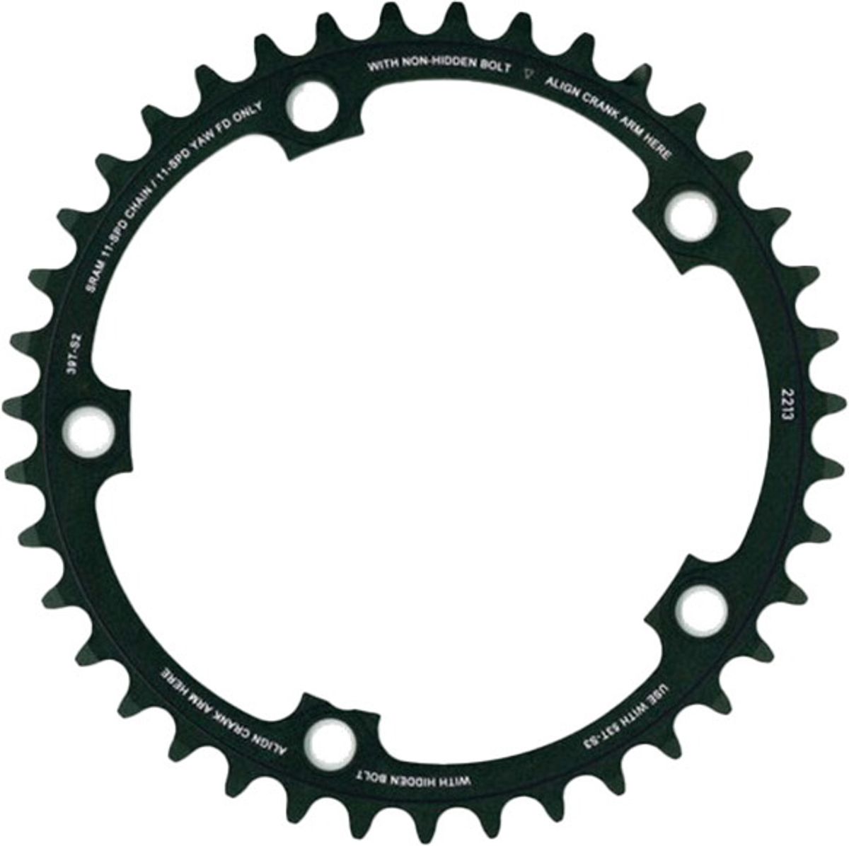 SRAM Chainring Ø130 mm Inner (Double) 39T 5 holes