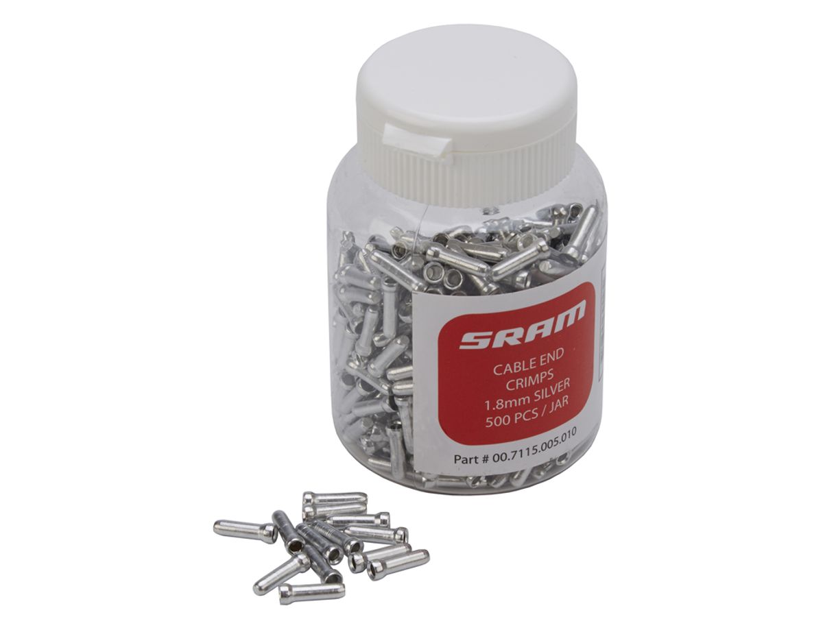 Sram endestop - Til bremsewire - ø: 1,8mm. - 500 stk.