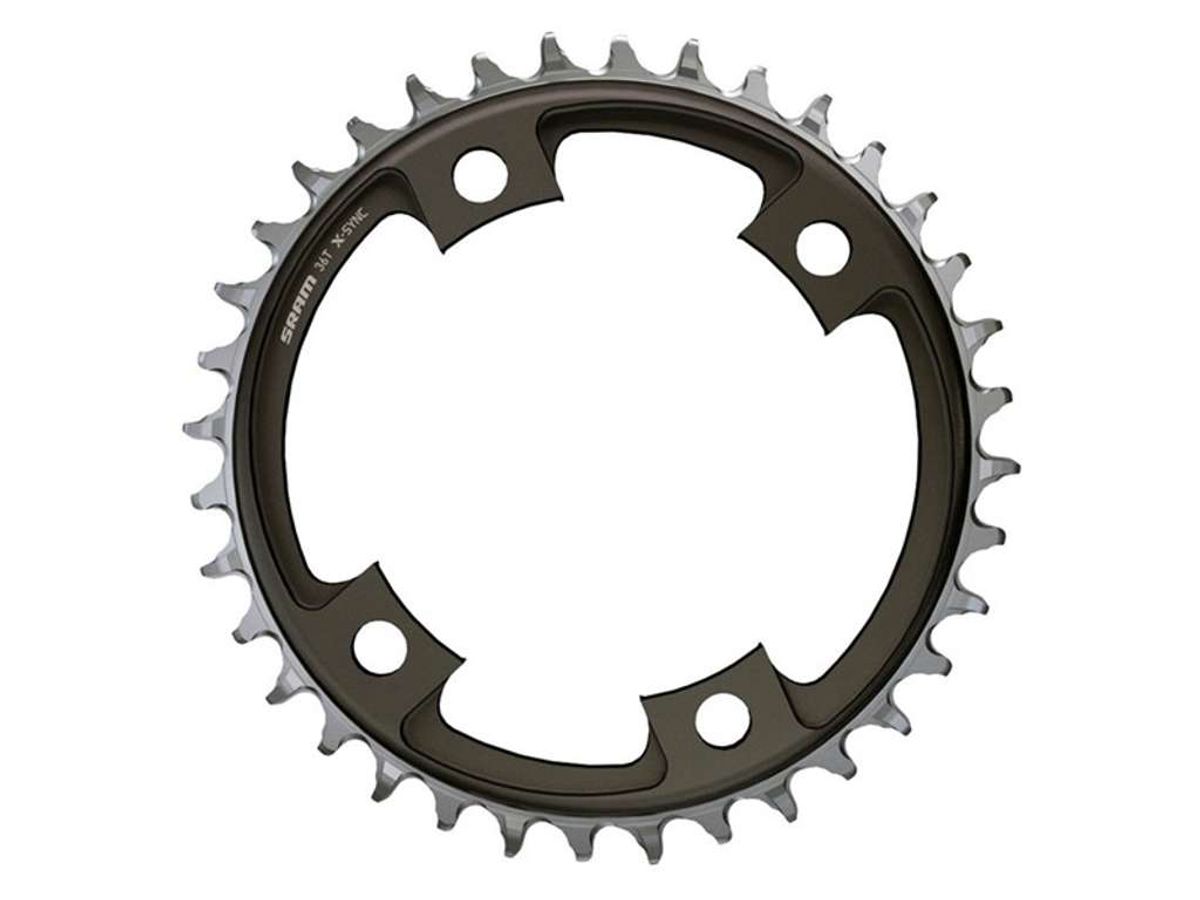 Sram Force AXS - 44 Tands klinge - Singlespeed 12 Gear - Ø107mm