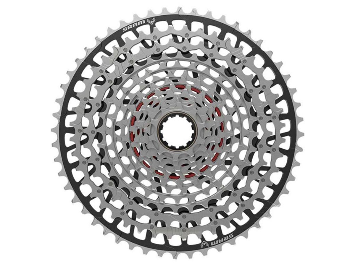 Sram kassette - XS-1297 T-Type Eagle - 12 Speed - 10-52T - Sort/Sølv