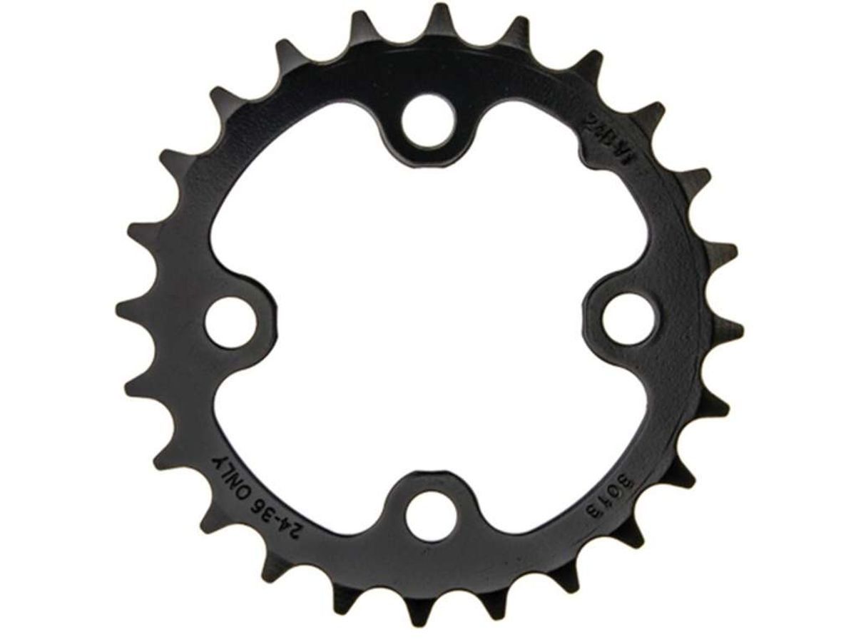 Sram MTB Klinge - 24 tands rund - 3x9/10 gear - 4 huls ø64mm - Sort