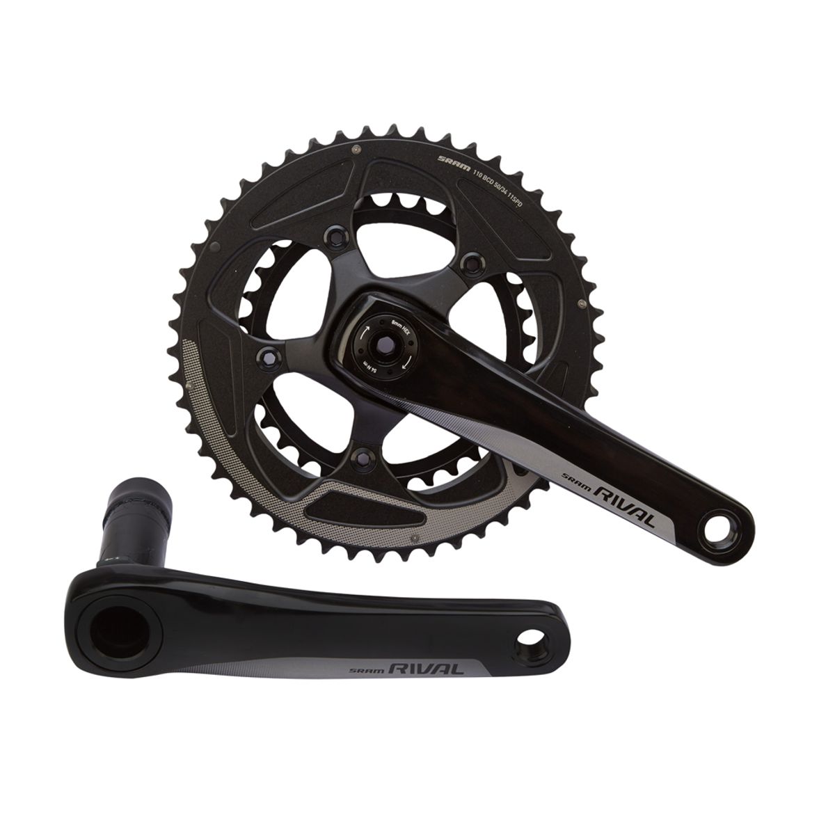 Sram Rival 22 - Kranksæt - 50/34T - BB30 - 175 mm - 2 x 11 gear