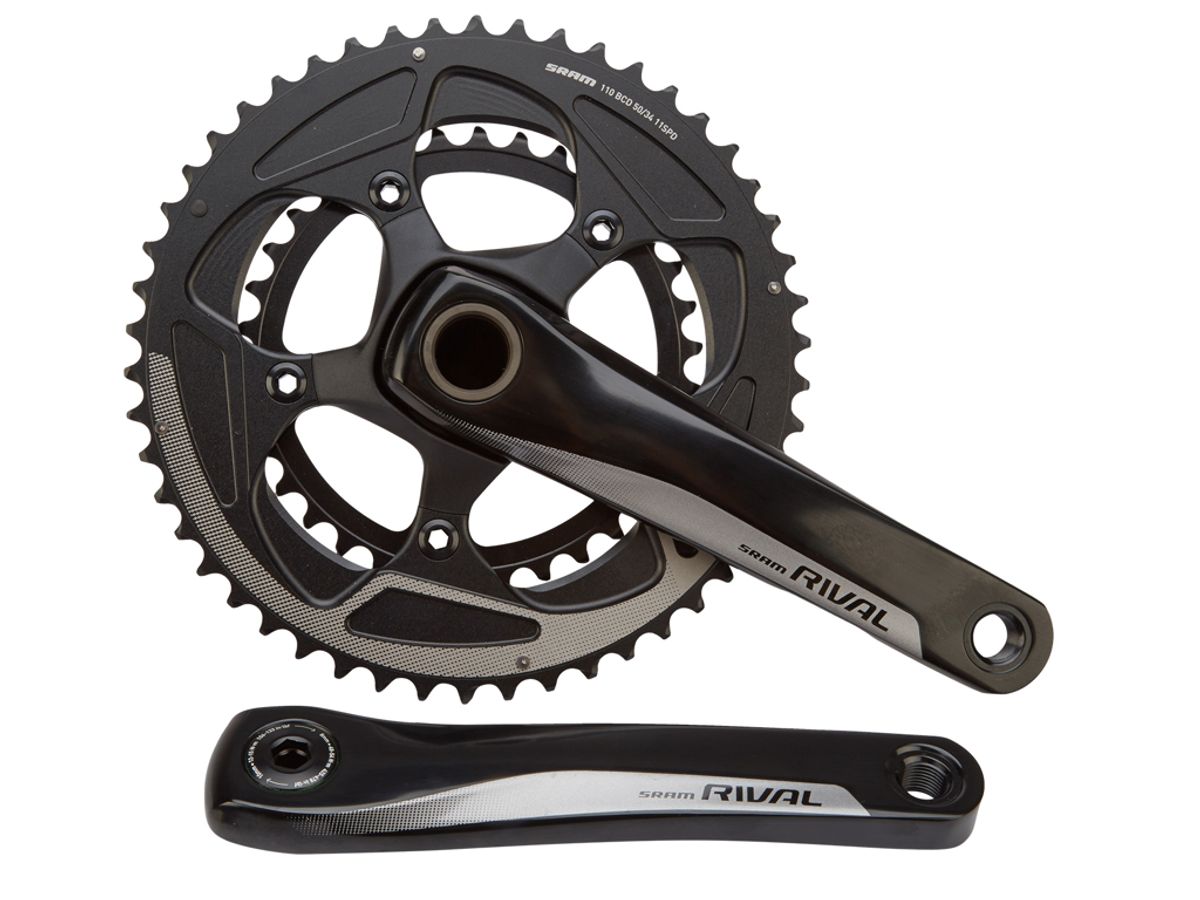 Sram Rival 22 - Kranksæt - 50/34T - GXP - 172,5 mm - 2 x 11 gear