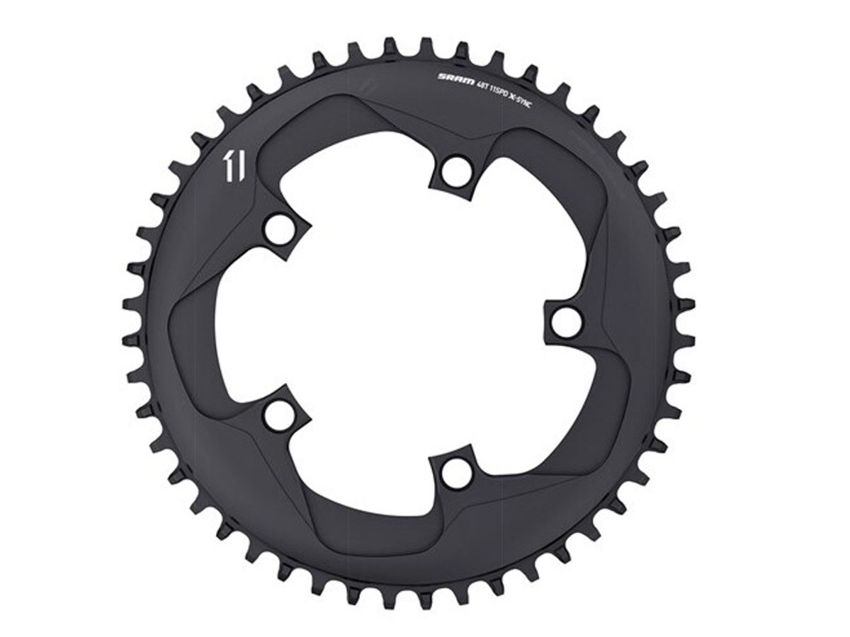 Sram Road - Klinge 42 tands rund - 1 x 11 gear - 5 huls ø110mm - Sort