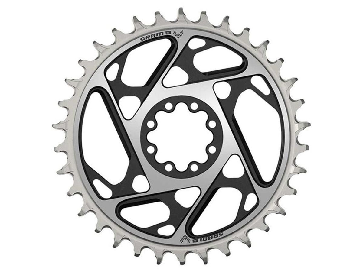 Sram XXSL D1 T-Type klinge - Direct Mount - 12 Speed - 34T - Sort/Sølv