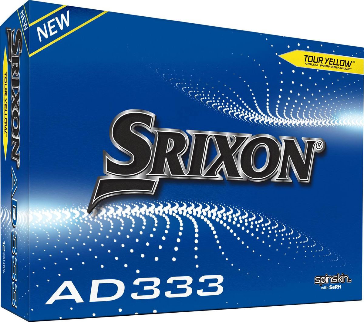 Srixon AD333 (2021) Golfbolde - Gul