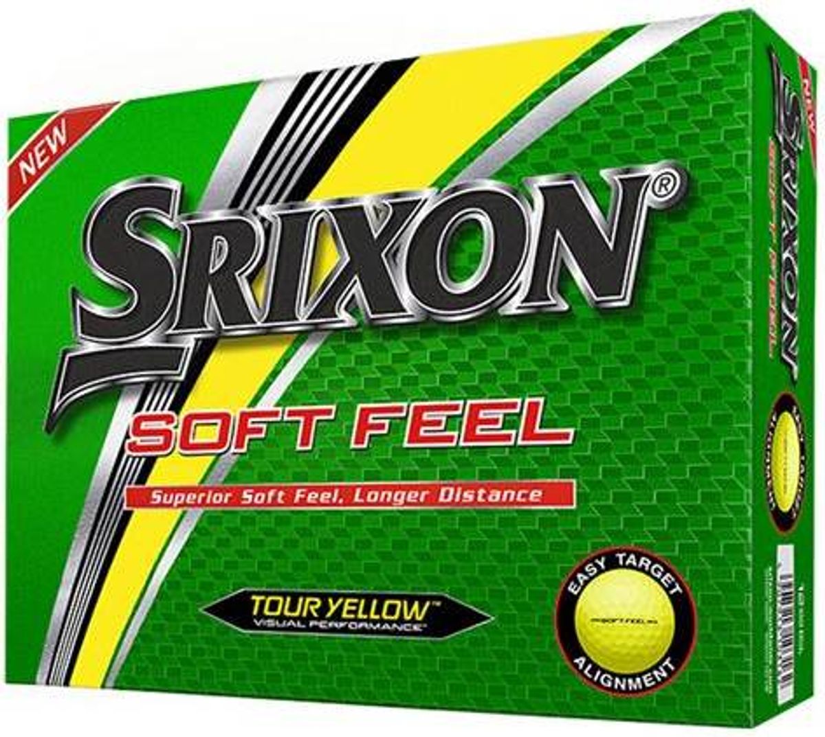 Srixon Soft Feel (2022) Golfbolde - Gul