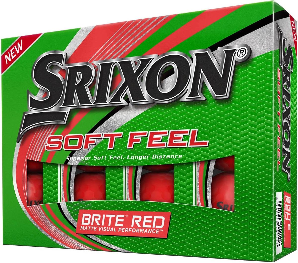 Srixon Soft Feel (2022) Golfbolde - Rød