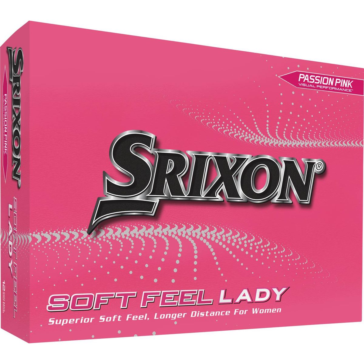 Srixon Soft Feel Dame Golfbolde - Passion Pink