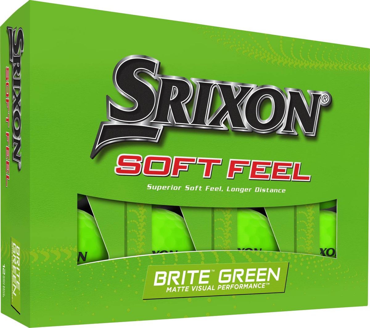 Srixon Soft Feel Golfbolde - Brite Grøn