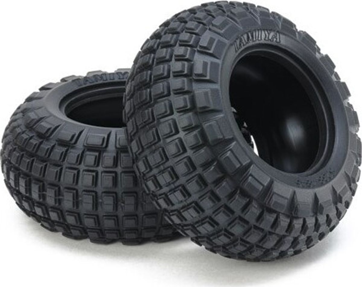 St Block Front Bubble Tires (soft/2pcs.) - 54953 - Tamiya