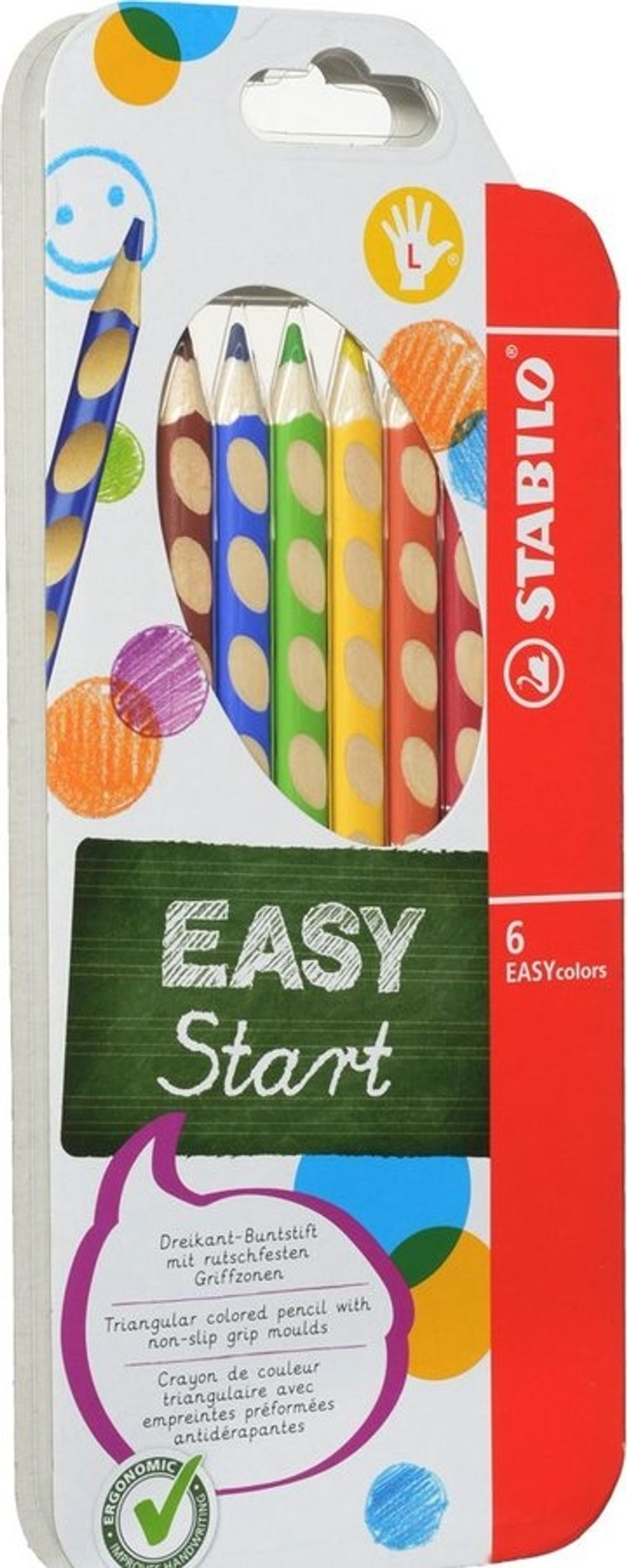 Stabilo Easy Start 6 stk/pk ( L )