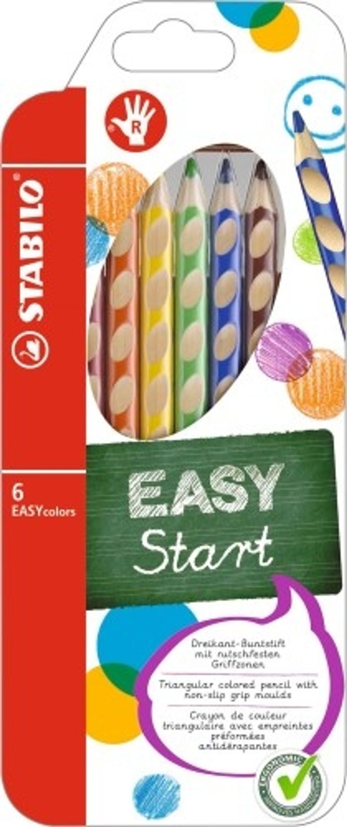 Stabilo Easy Start 6 stk/pk ( R )